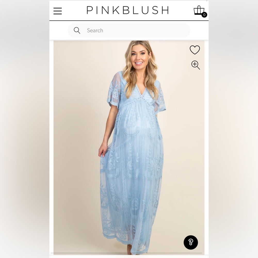 Pinkblush Light Blue Maxi Dress